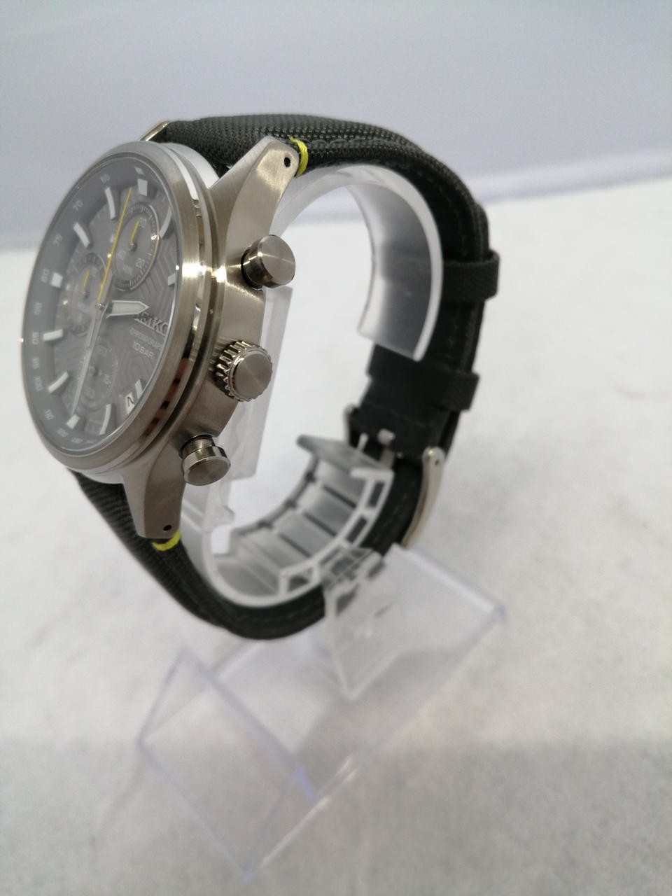 SEIKO Quartz Wristwatch Chronograph Model SSB423P1 8T67 00S0 Silver