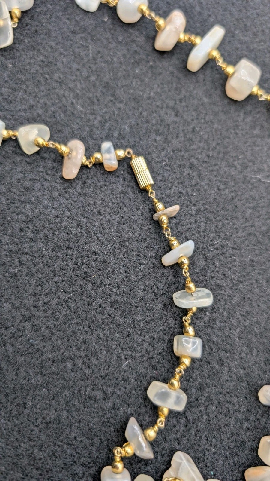 Women’s Stylish Artisan Boho Mixed Beaded Long Necklace 💛💚🤍🤎