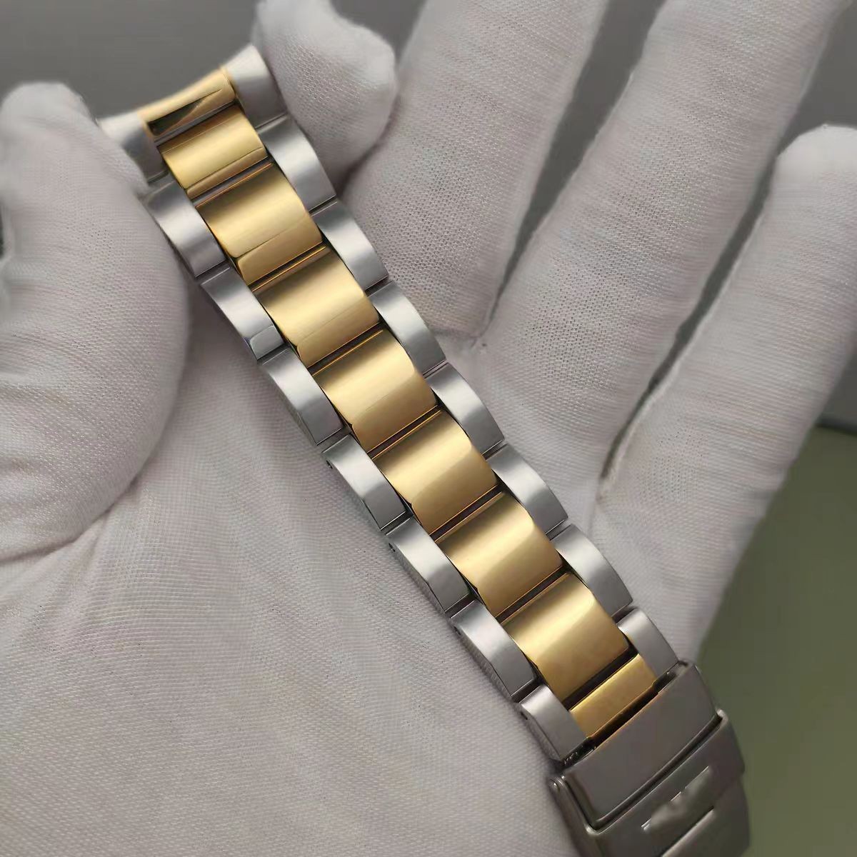 21mm Steel Bracelet Watch Oyster Strap Fit Longines HydroConquest L3.781/741/782