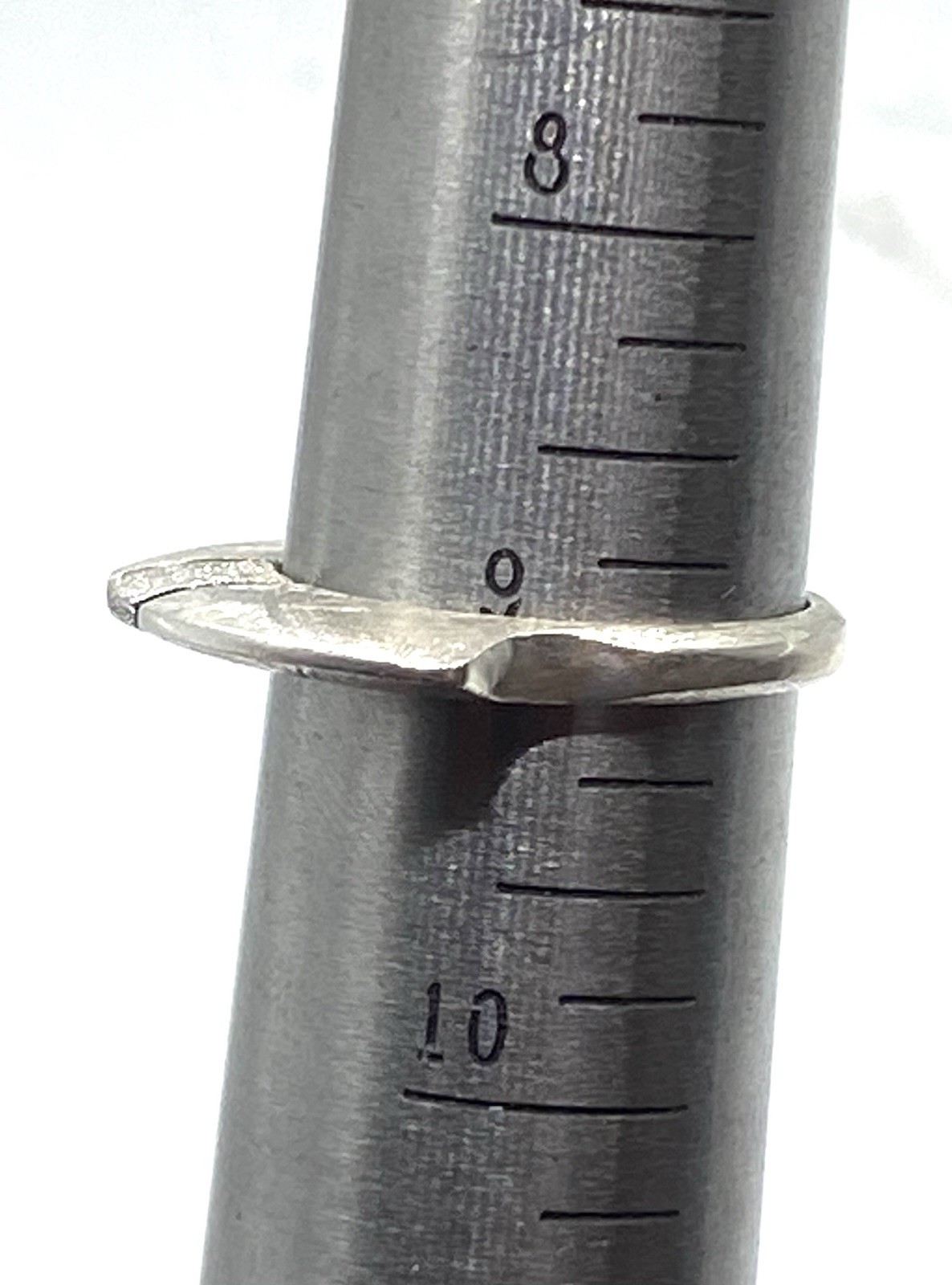 Israel Sterling Silver / 925 Textured Designer Ring Size 9 Signed