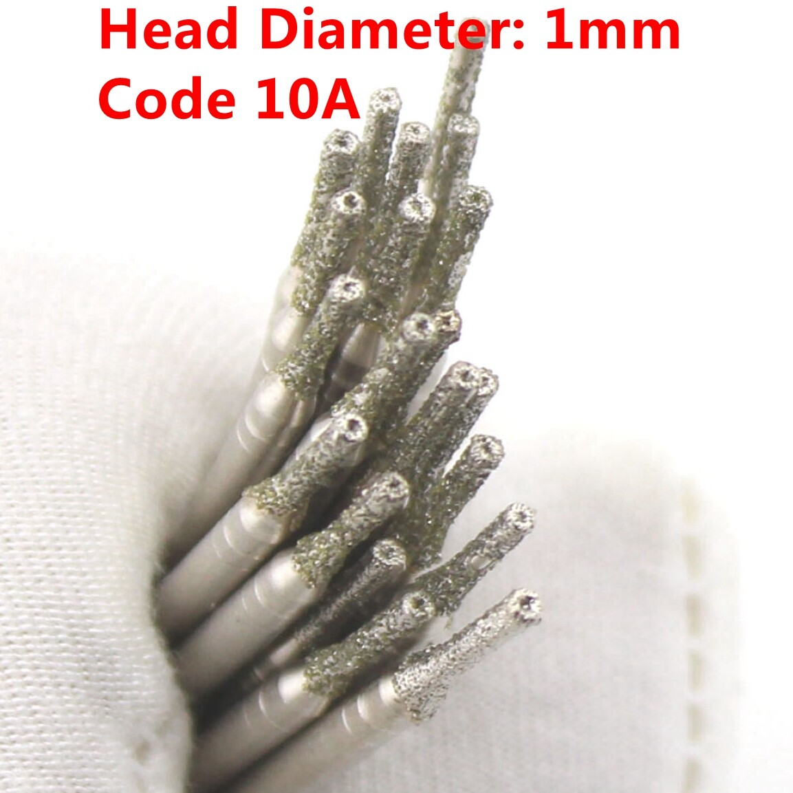 60Pcs 0.4-1.5mm Diamond Drill Bits Set Drilling Jewelry Lapidary Tools For Stone