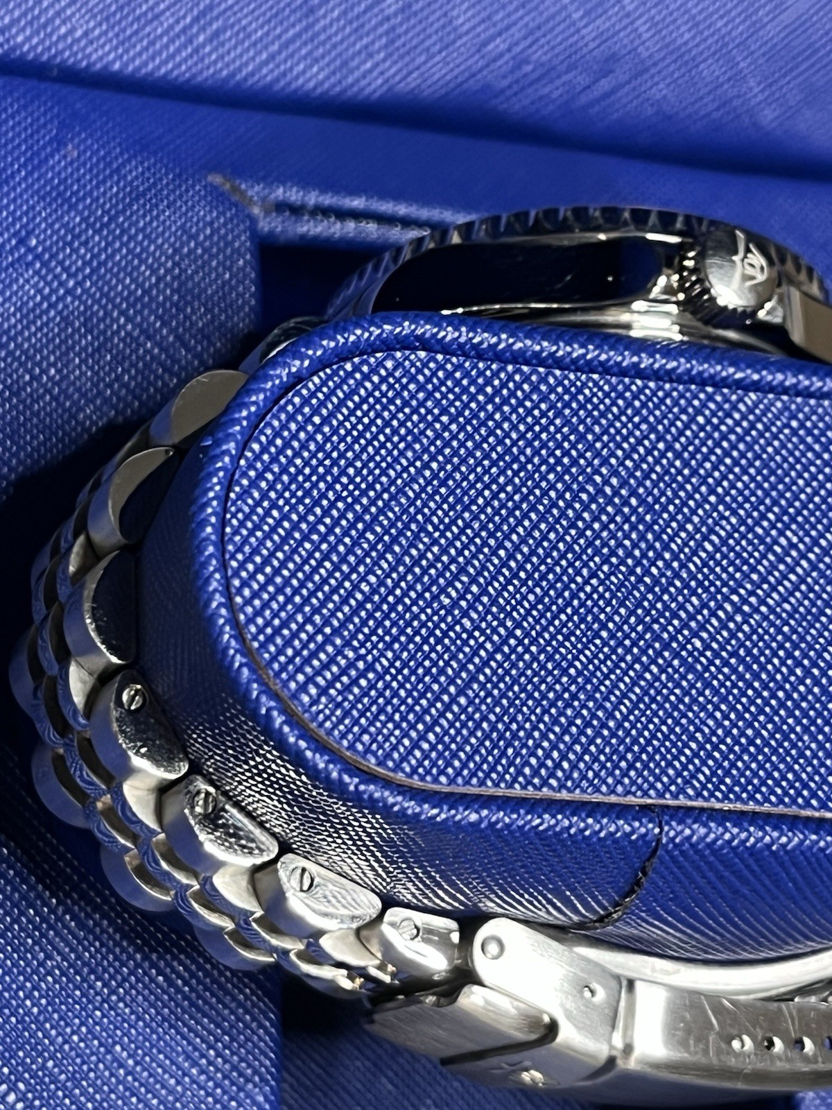 SQUALE Y1545 ATMOS 30 GMT 40 mm Pepsi With Cyclops (Rare) ~Gorgeous & Minty
