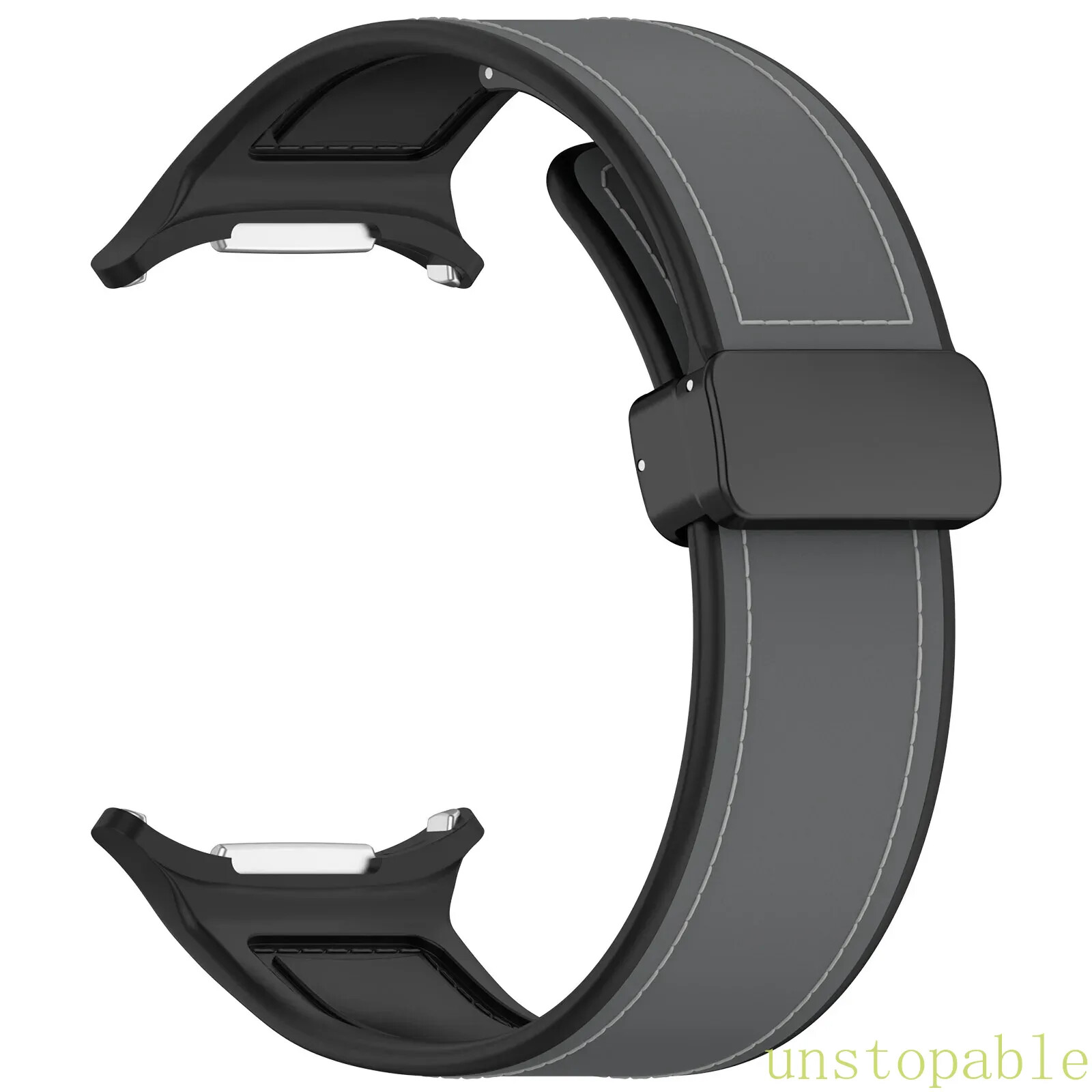 Soft Leather Silicone Strap Band Wristband For Samsung Galaxy Watch 7 Ultra 47mm
