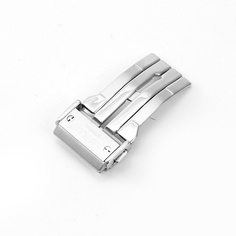 Premuim Stainless Steel Watch Buckle Folding Butterfly Clasp for Hublot Big Bang