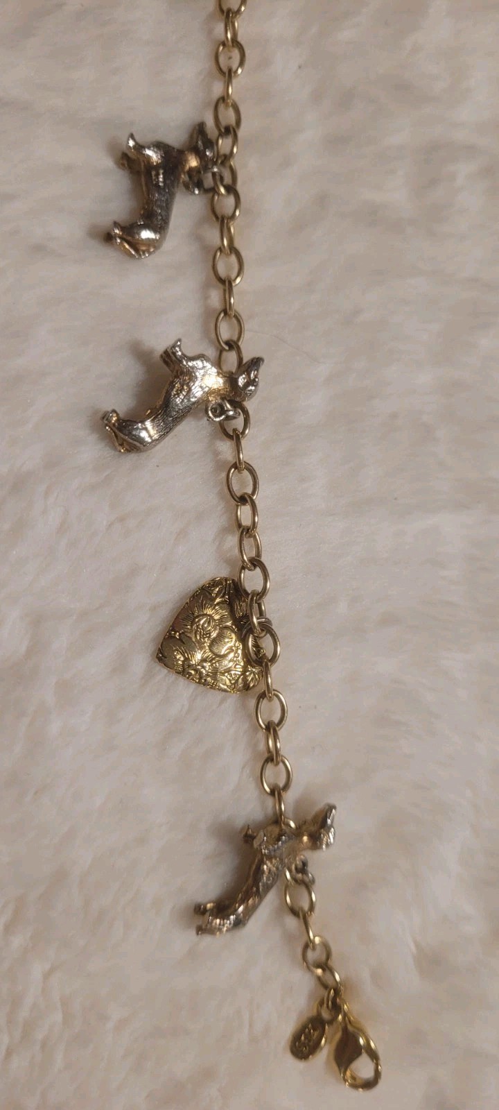 Sterling Silver Dachshund Charms by Rembrandt RQC On M&S Bracelet
