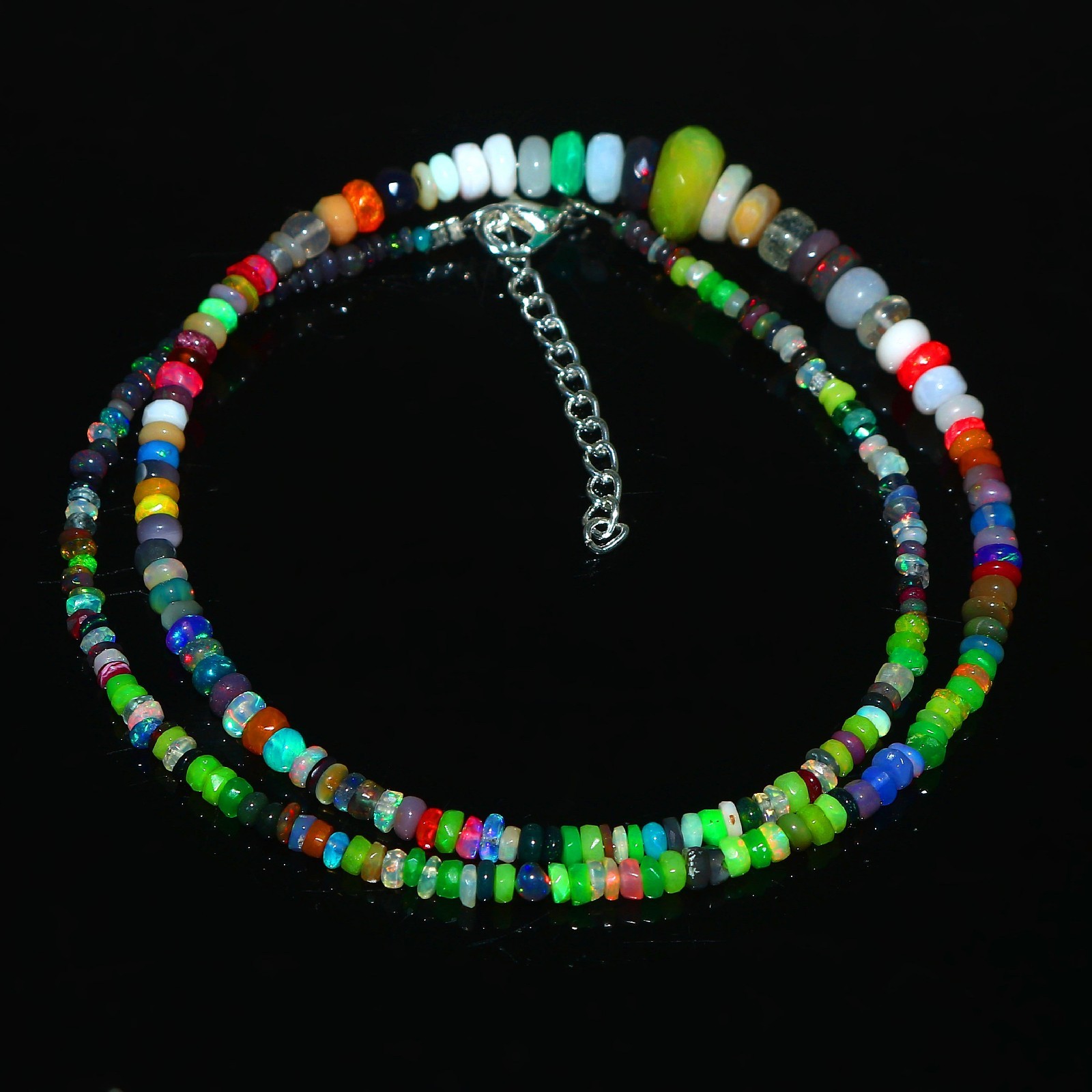 Top Quality Opal beads Rondelle Opal beads Multi-Color Opal Gift For Friend