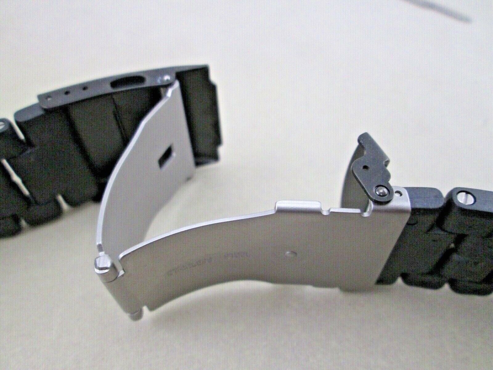 Luminox Carbon Seal Series 3800 24mm black / dark gray Carbonox watch band
