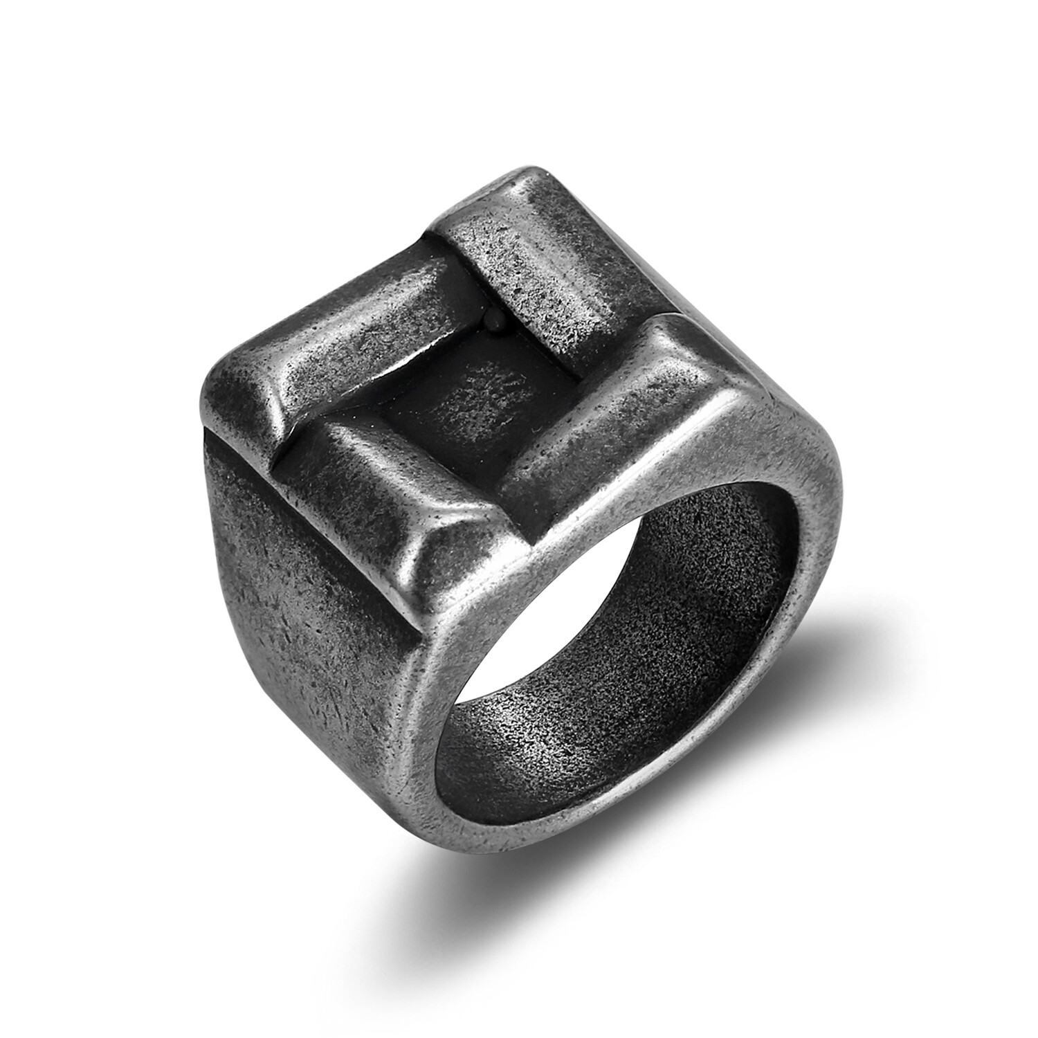 Stainless Steel Antique Biker Style Ring Size 7-12 Men Fashion Jewelry