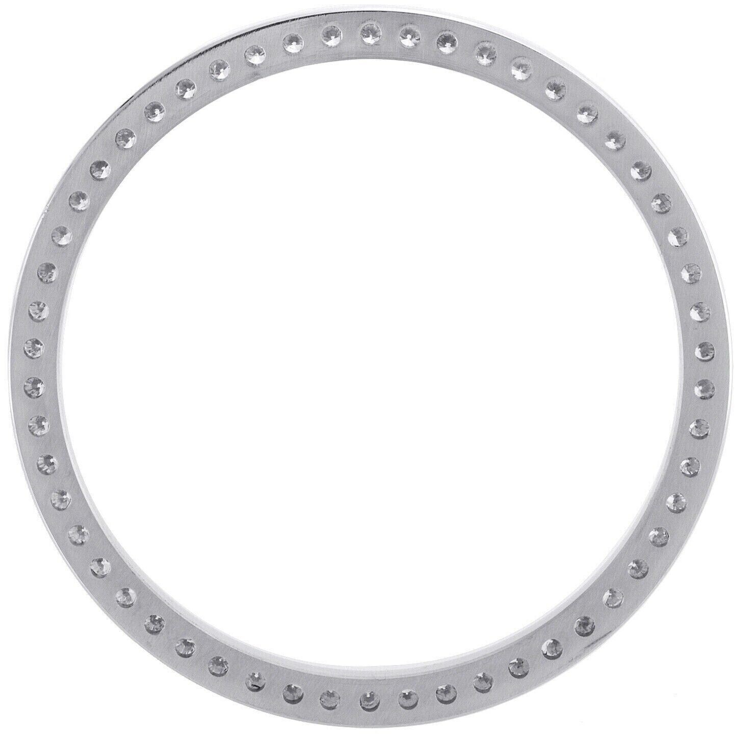 Custom 1.10ct VS Lab Grown Diamond Bezel For Rolex Datejust 36mm Stainless Watch