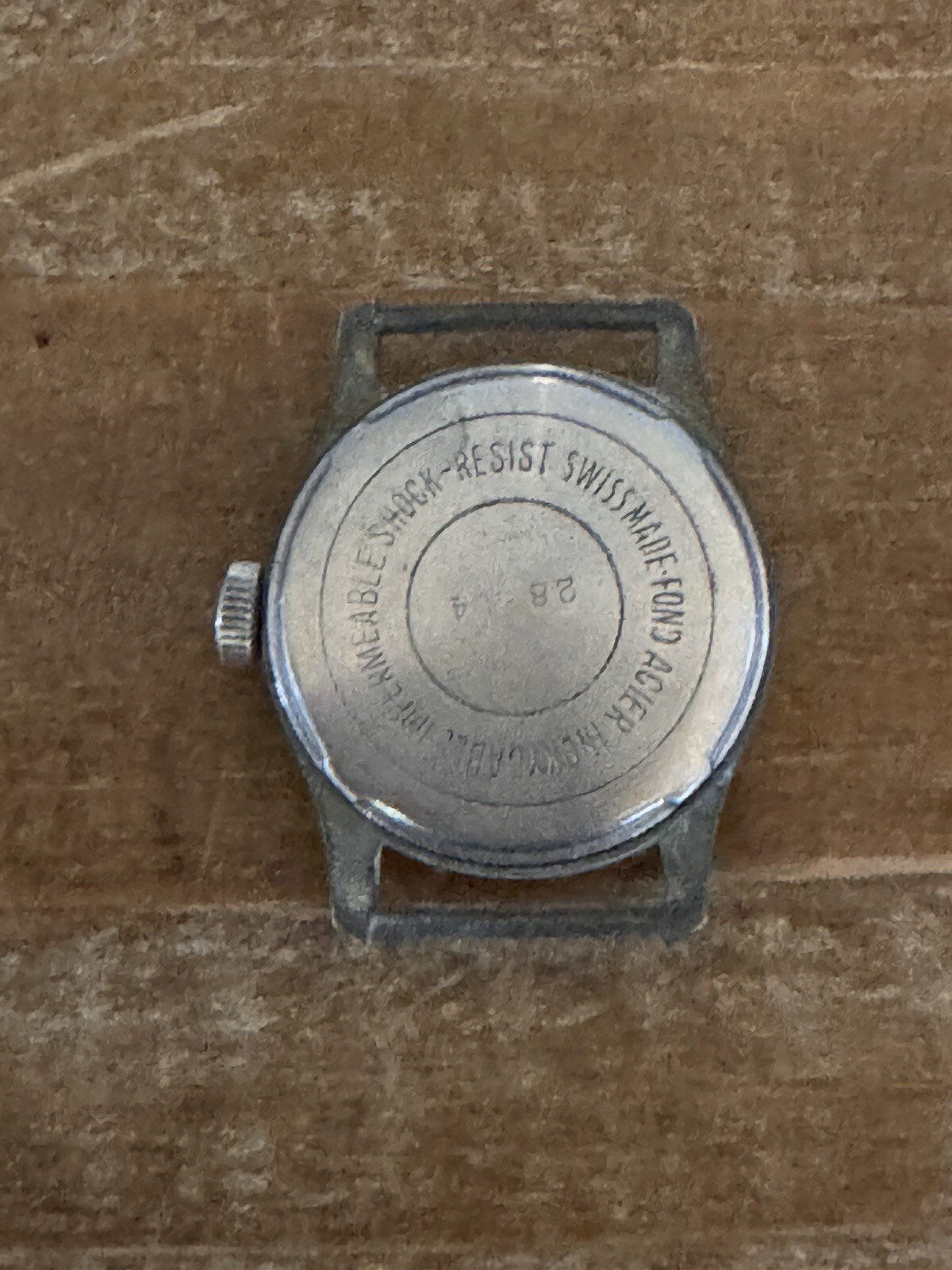 Vintage WATCH ACIER INOXYDABLE Swiss Made
