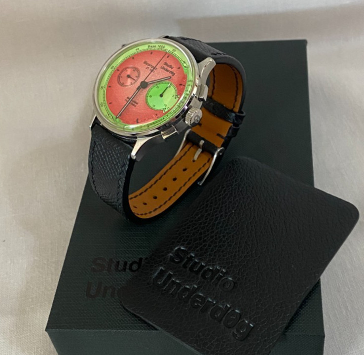 Studio Underd0g – Watermel0n 01 Series Chronograph Watch Underdog Watermelon VGC