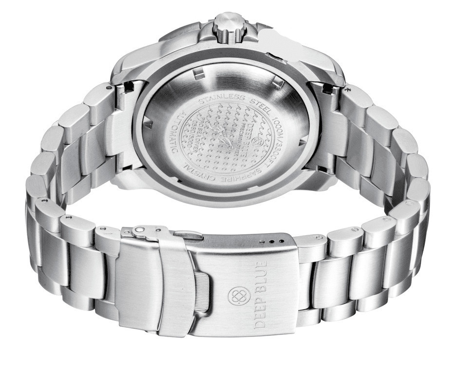 DEEPBLUE PRO SEA DIVER 1000M EXPEDTION GMT AUTOMATIC CERAMIC BEZEL WHITE NEW