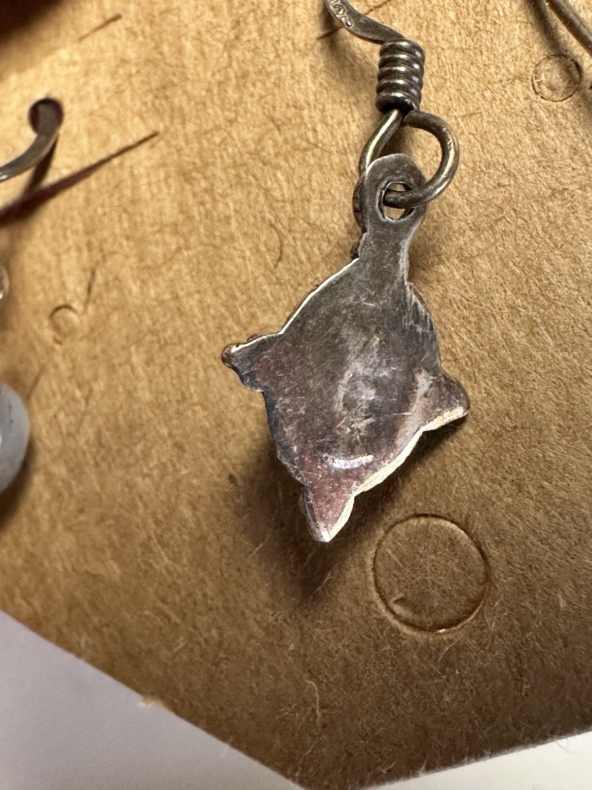 Moonstone Dangle 925 Sterling Silver Earrings