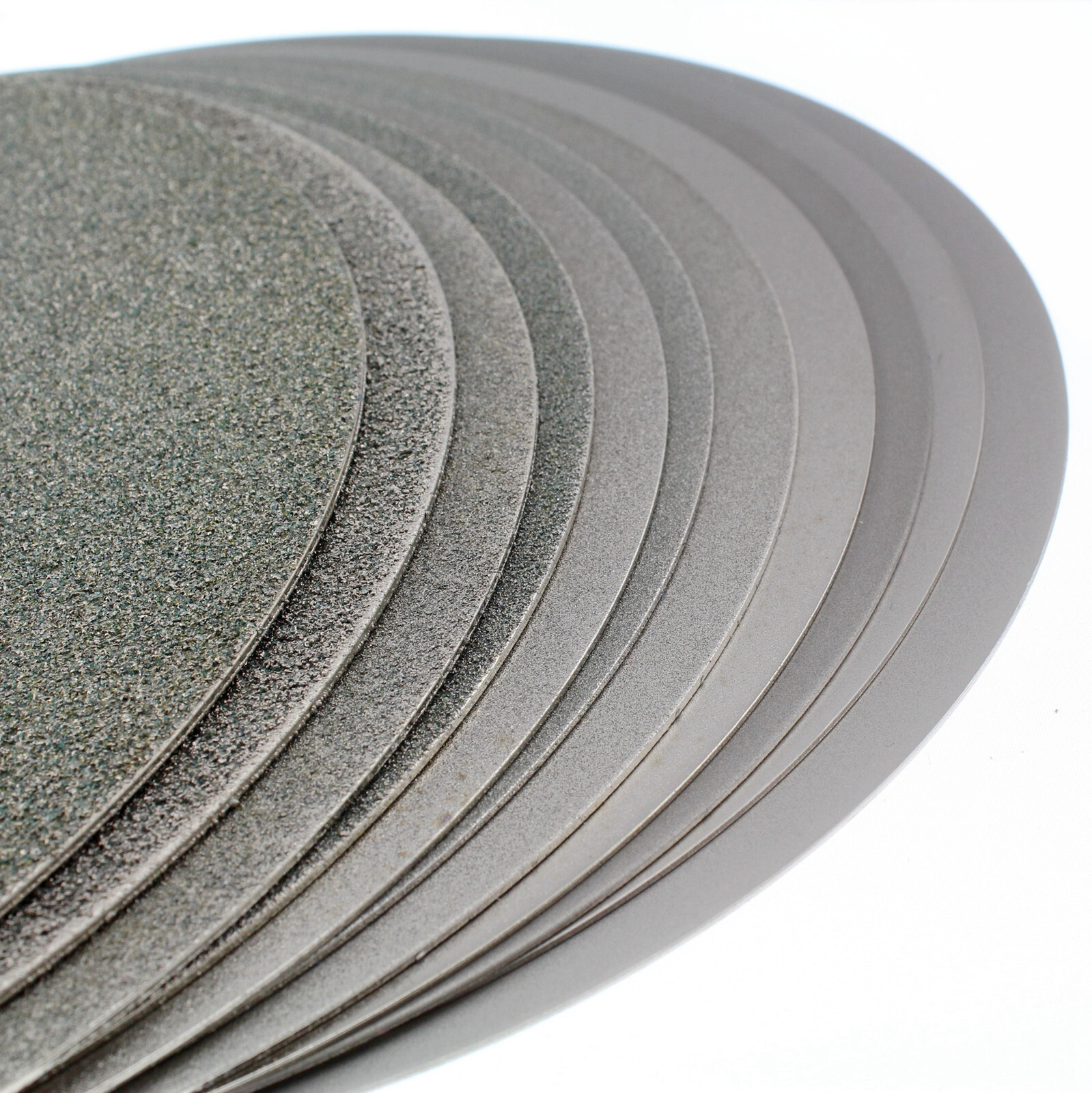 10″ inch Diamond Grinding Disc Wheels Coated Flat Lap Disk Grit 60-1000 Lapidary