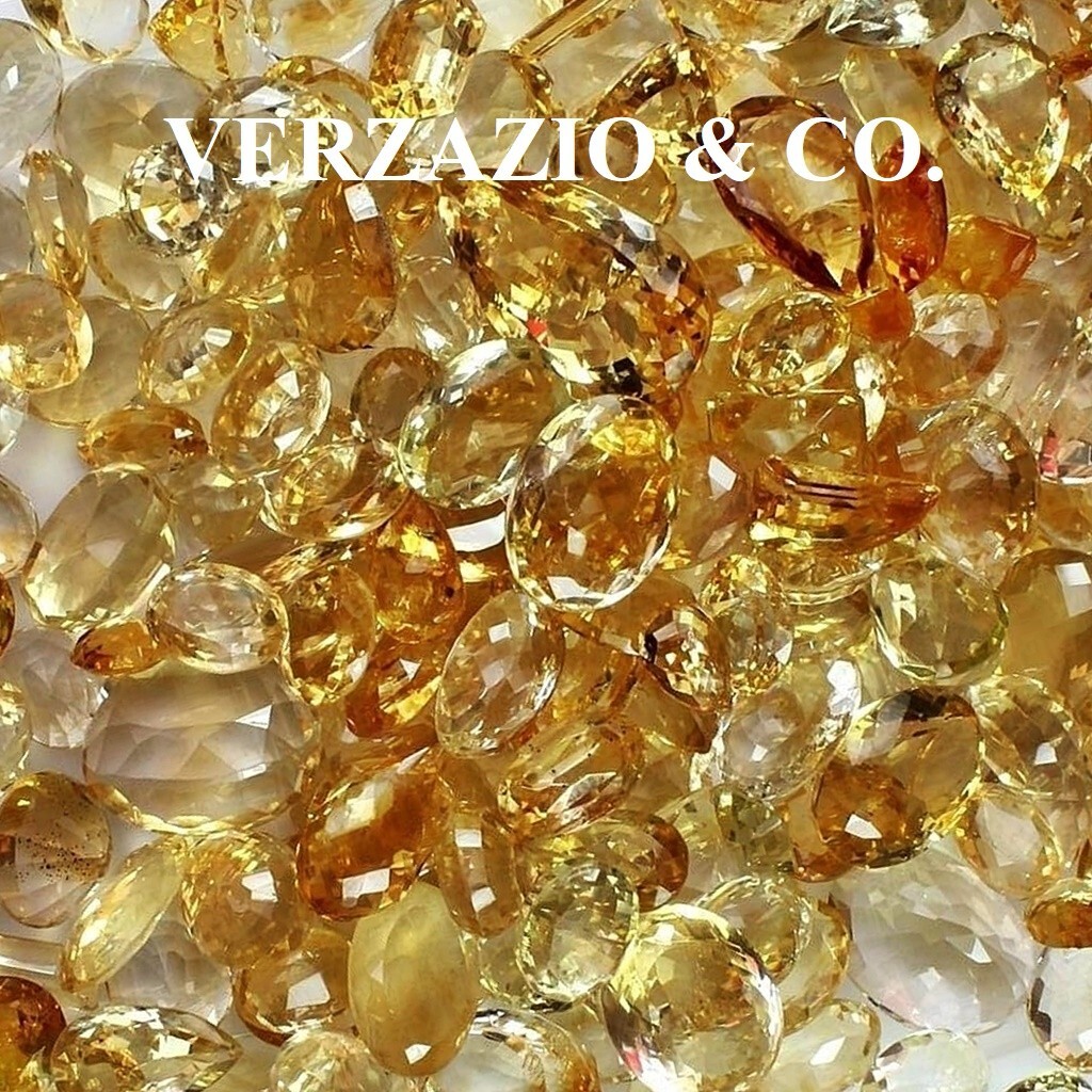 LOOSE GEMSTONE 50+ CARAT CITRINE GEM MIXED LOT NATURAL WHOLESALE LOOSE GEMSTONES