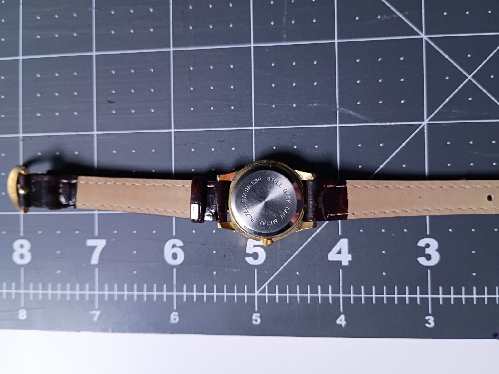 VINTAGE RARE ADVERTISING OF “JJ” GOLD PLATED Ladies/Unisex QUARTZ NEEDS A STRAP!