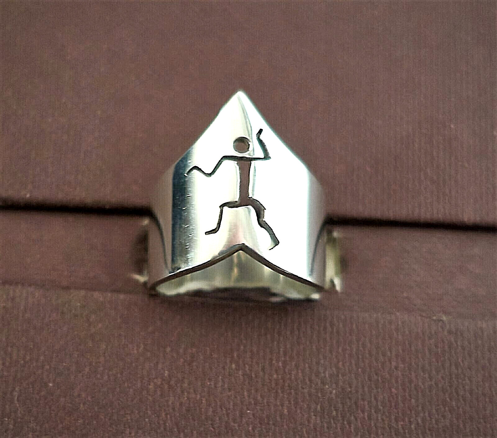Ring, 925 Silver, Handmade. Length 2cm. -Various Sizes!