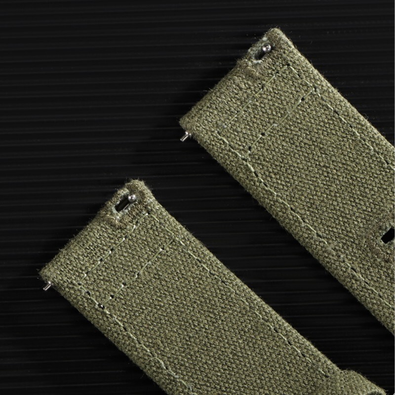 High Quality Quick Release Nylon Canvas Watch Band Strap 18/20/22mm Fits Seiko