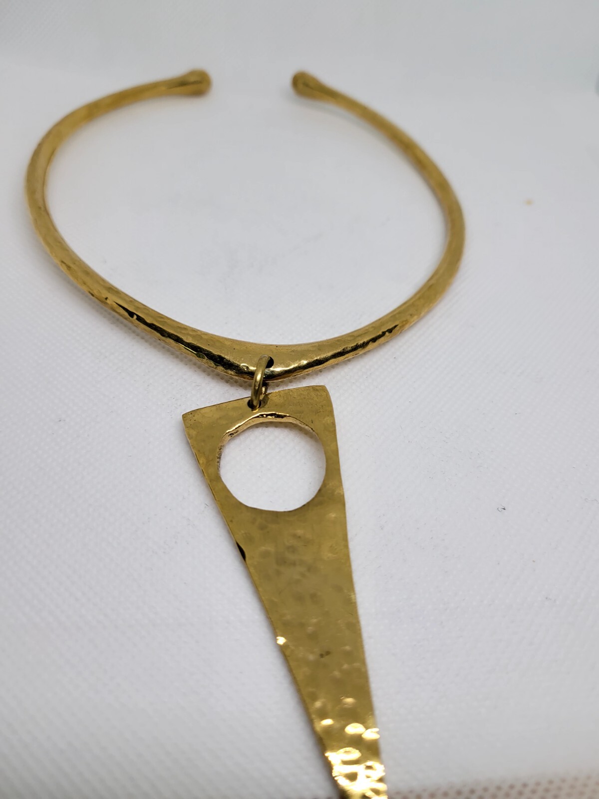 Spear Brass Necklace Handmade In Kenya