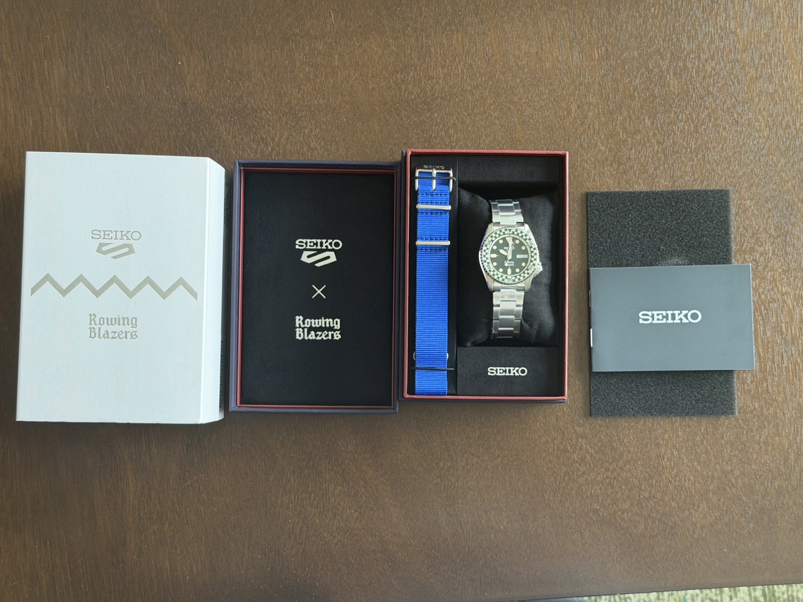 Seiko 5 Sports x Rowing Blazers x Wind Vintage SRPM21 Green 38mm Limited 2500