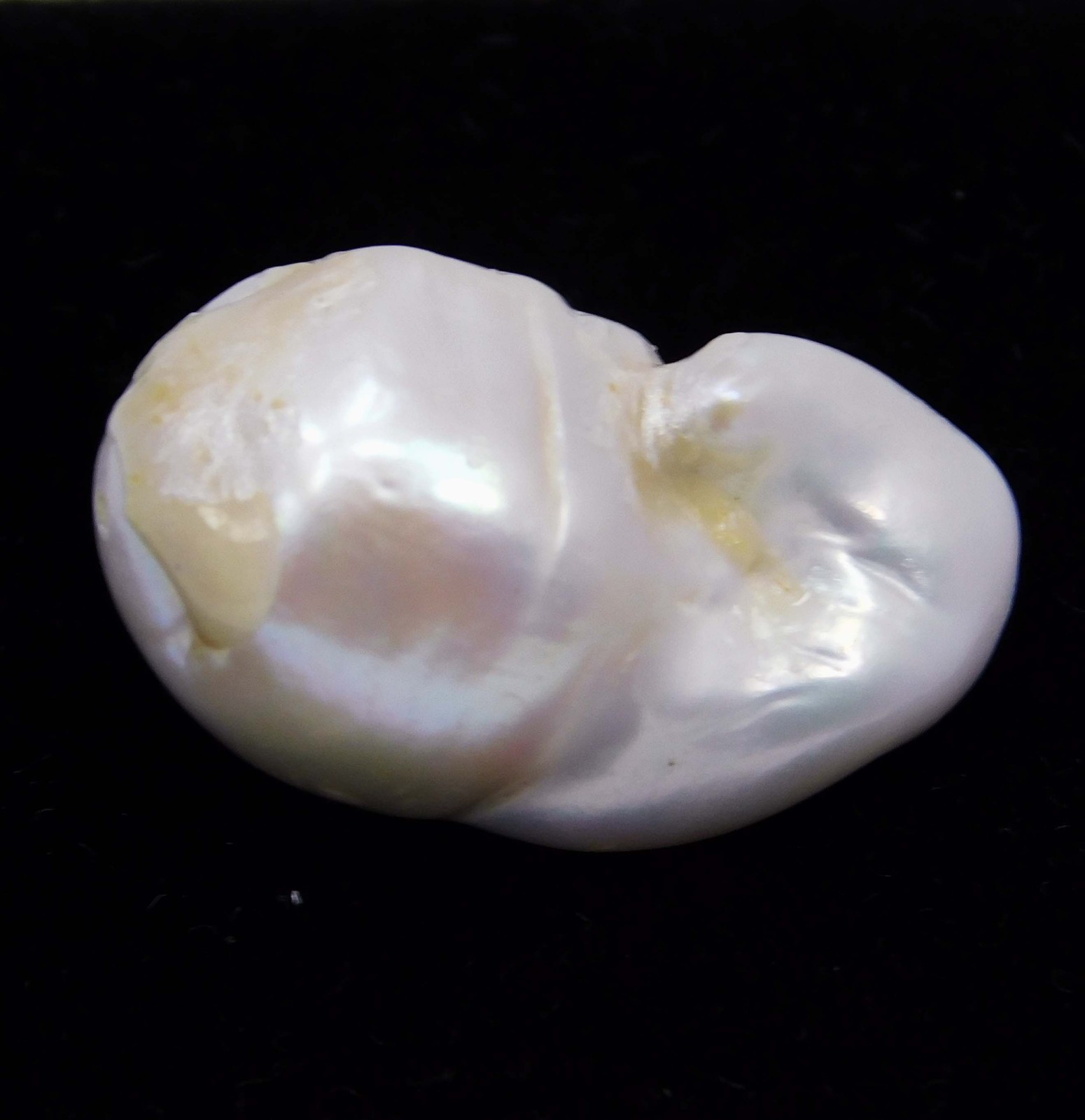 26.30 Ct Natural Baroque Pearl 23.8×13.5×13.8mm Genuine Loose White Cream Moti