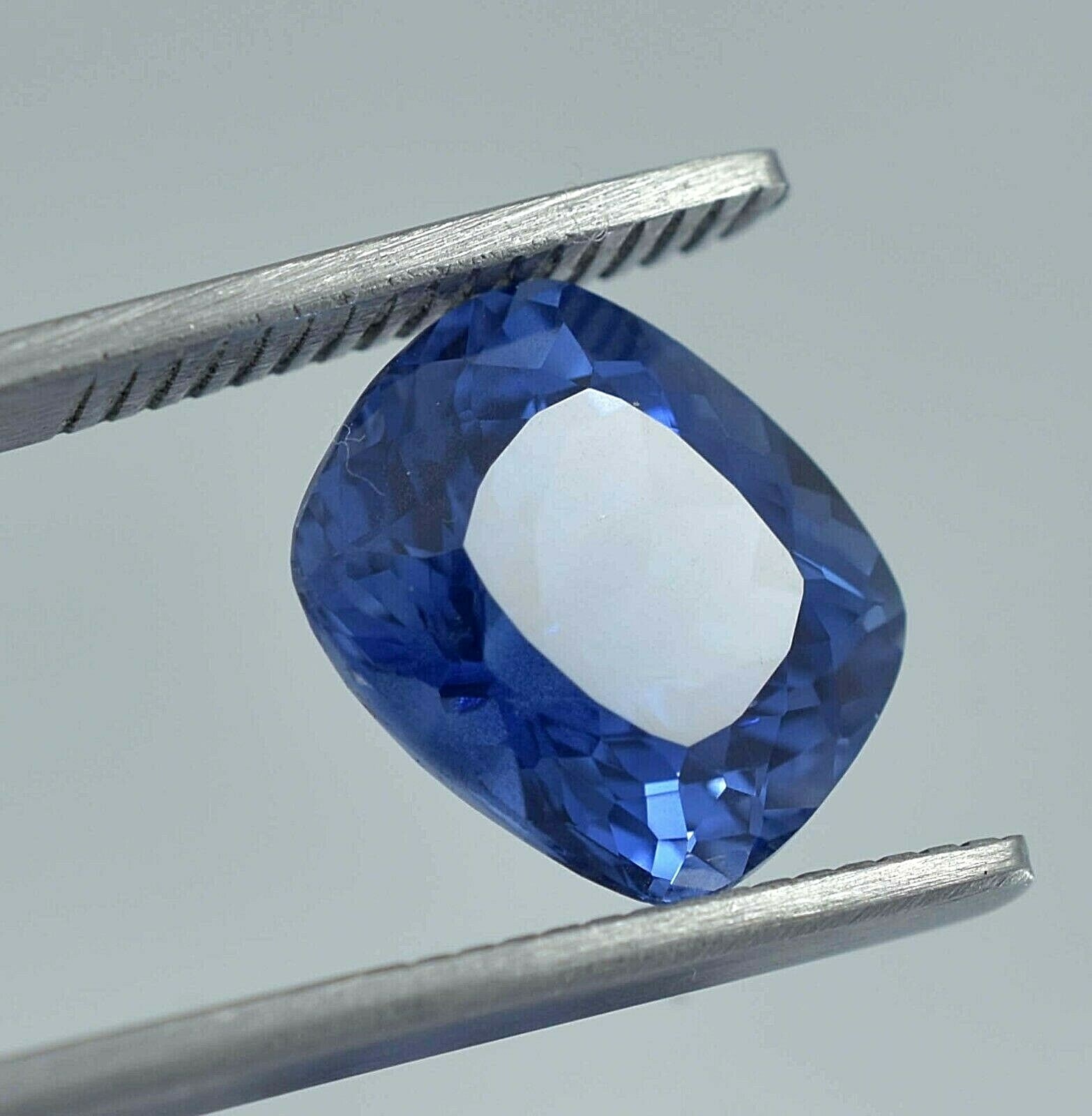 AAA 12×10 MM Natural Ceylon Royal Blue Sapphire Cushion Cut Loose Gemstone