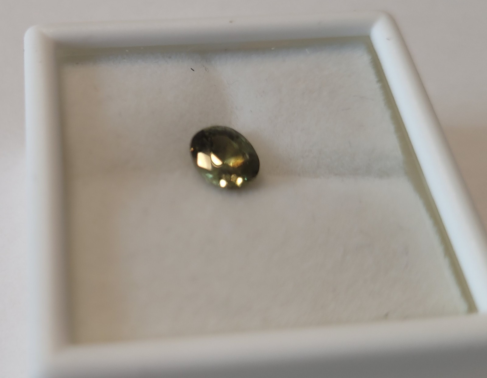 GIA Certified Demantoid Andradite Garnet 1.08cts Oval 6.90×5.48x 3.74mm Gemstone