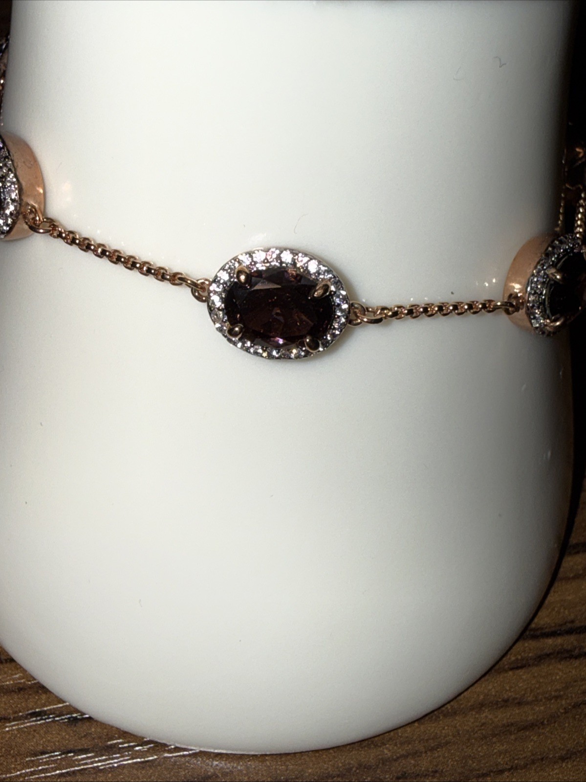 Henri Bendel Luxe Oval Halo Bolo Slider Bracelet