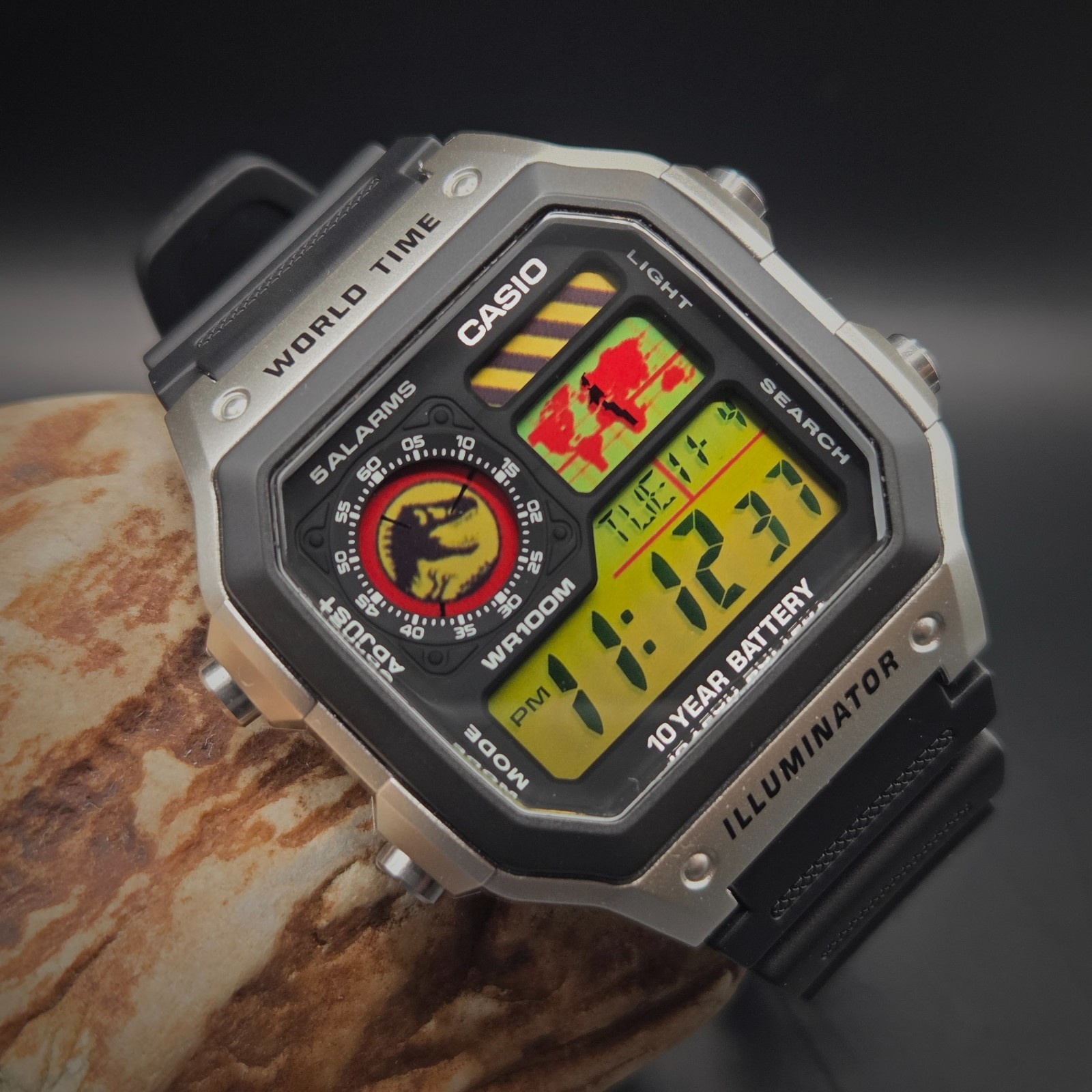 New Casio Royale AE1200 Mod – Apex Tracker (Jurassic Edition)