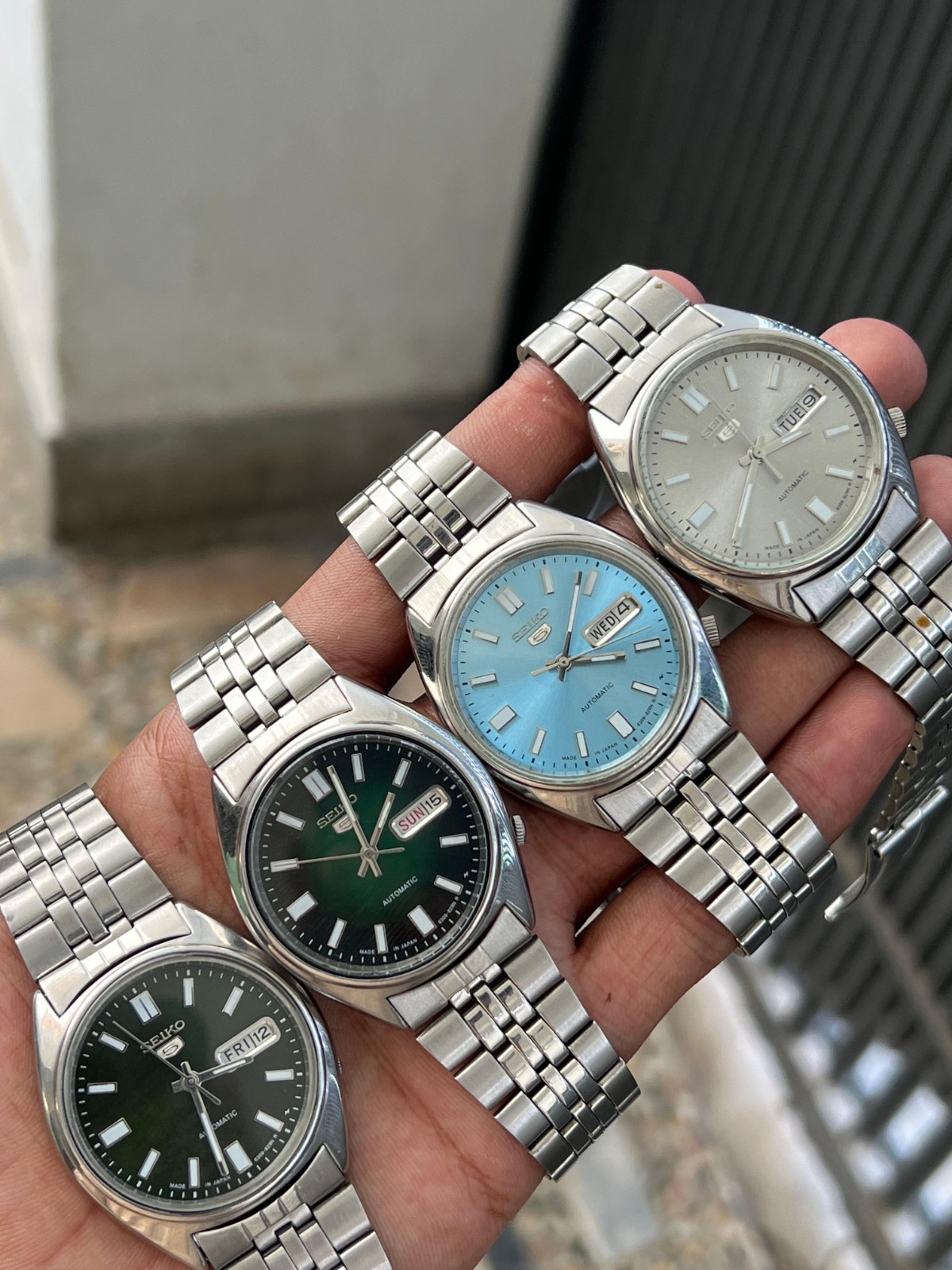 Lot of Vintage Seiko 5 Mens Automatic Watch Day-Date 6309