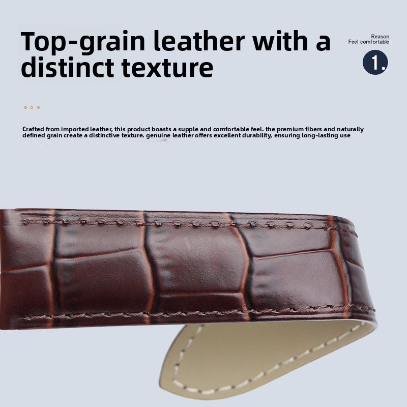 For Cartier High-quality Genuine Leather Watch Band Strap 14 16 18 20 22mm