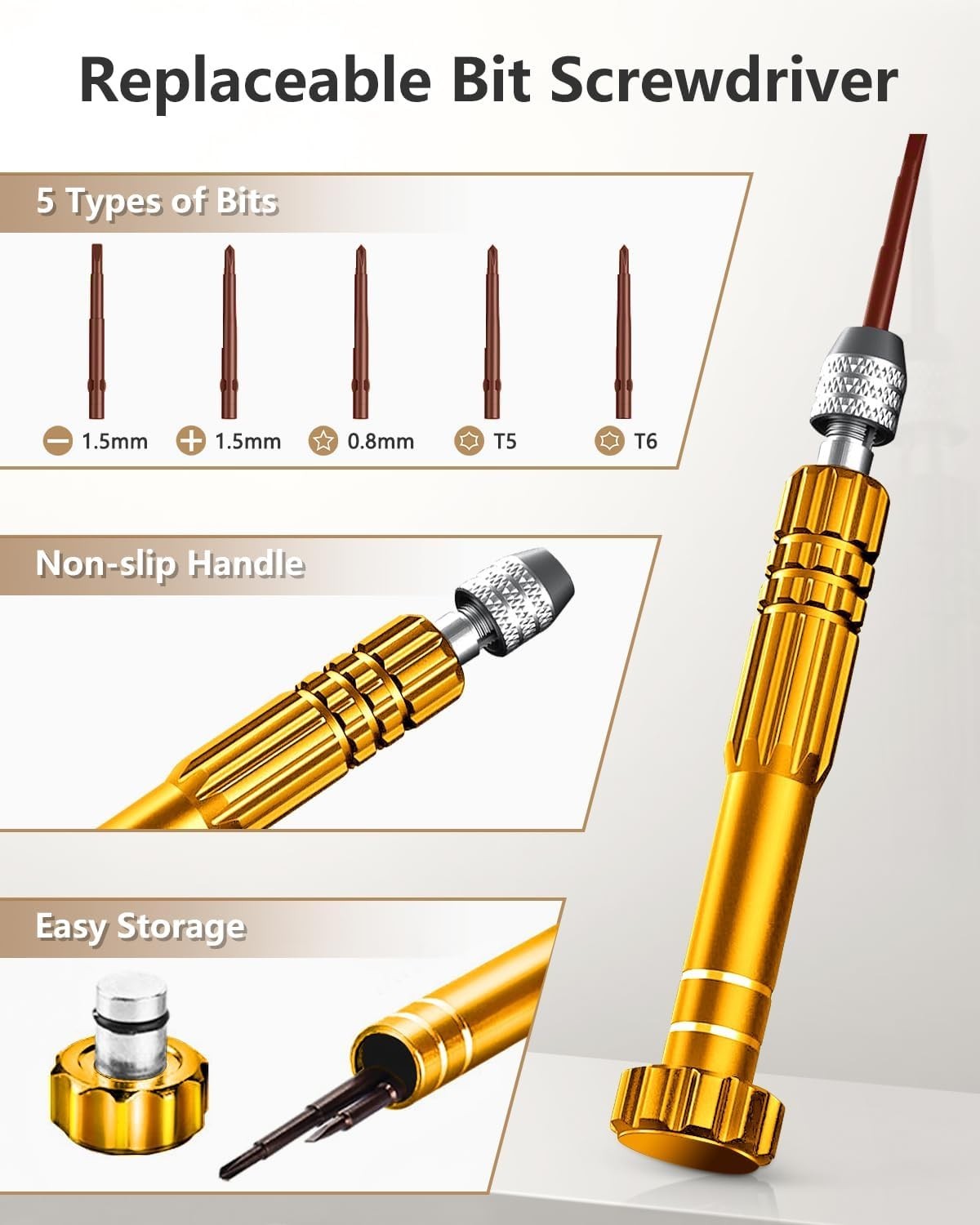 Watch Repair Kit, Watch Link Removal Tool, Watch Band Adjustment, Including W…