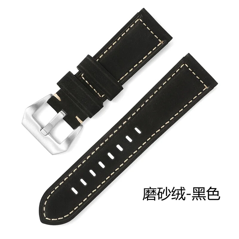 Vintage Classic Buckle Cow Genuine Leather Watch Band 20mm 22mm 24mm 26mm Strap