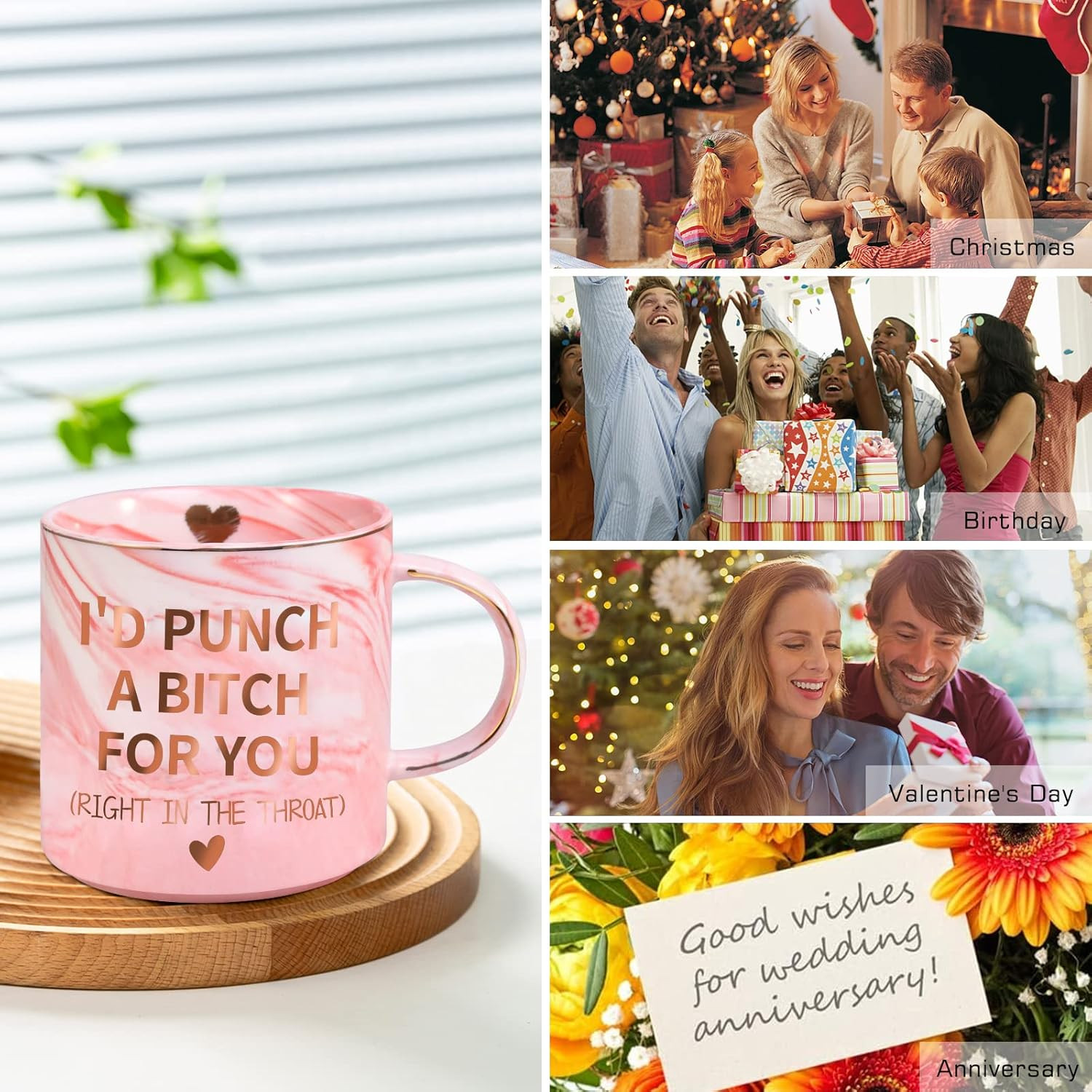 Mothers Day Mom Gifts for Mom Wife from Daughter Son, Birthday Gifts for Women H