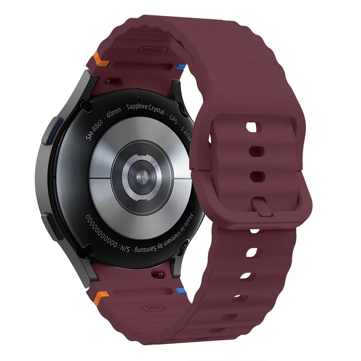 Strap For Samsung Galaxy Watch 7/6/5/4/FE 40/44/47mm Silicone Sport Watch Band