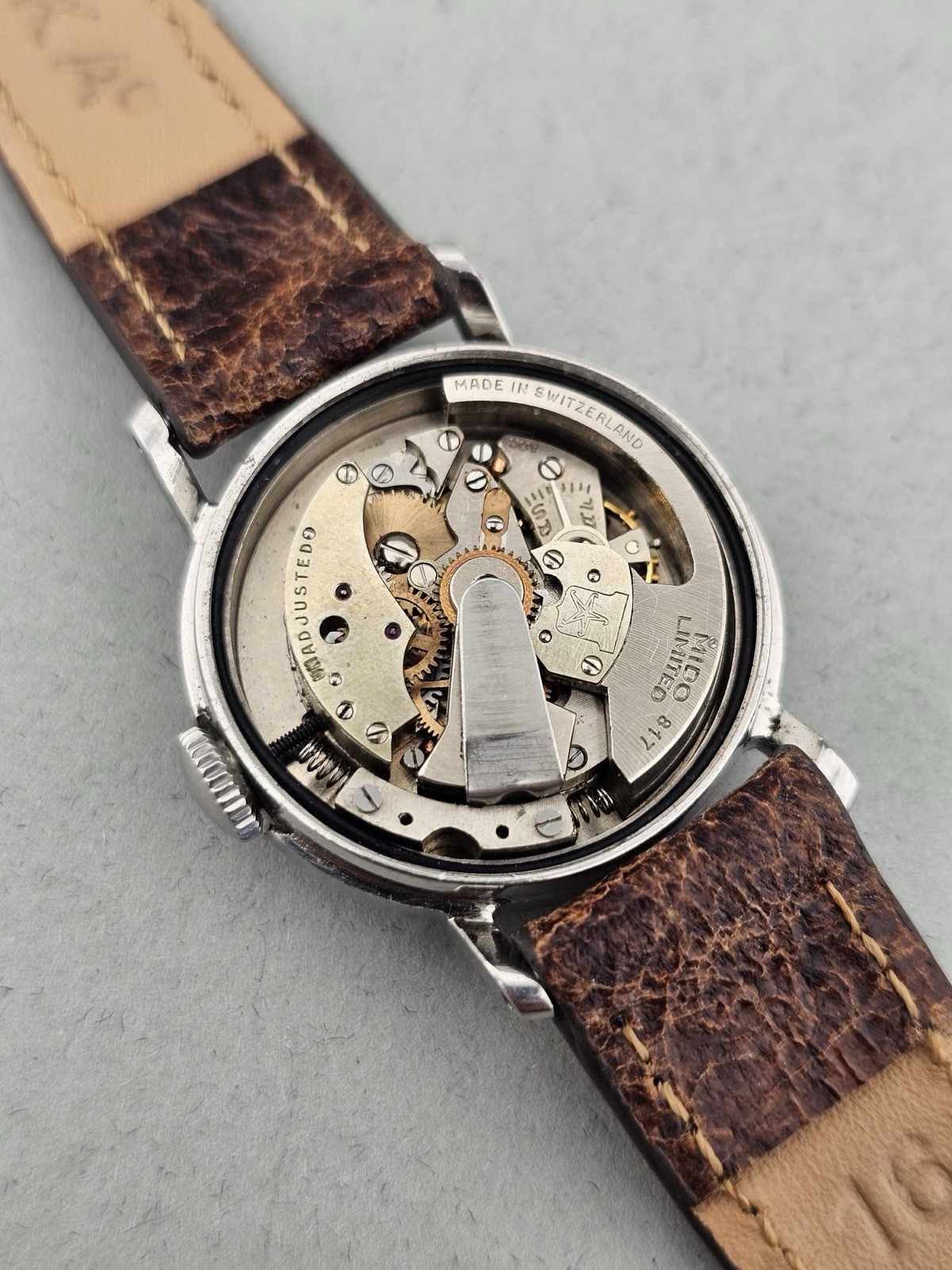 Vintage Mido Multifort Extra “Super Automatic” Bumper Watch Cal. 817 Steel 30mm