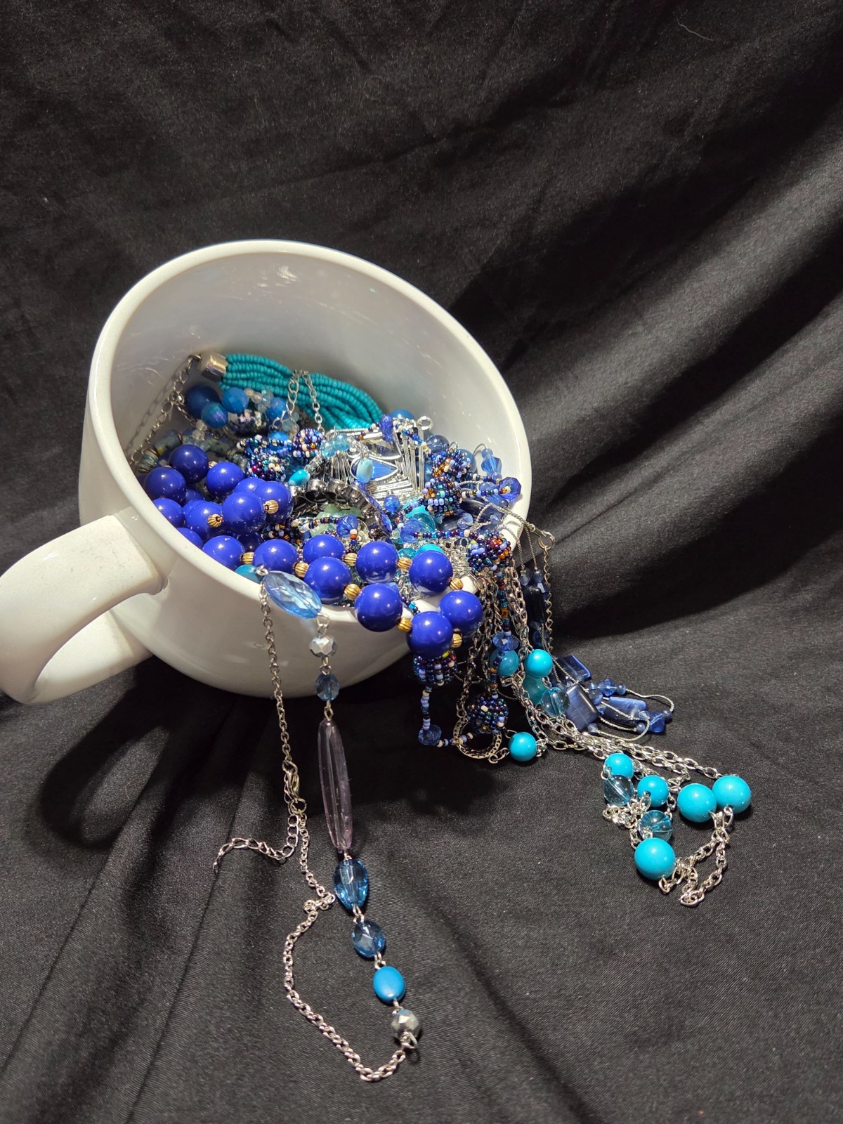 Mystery Blue colored Jewelry Lot #18