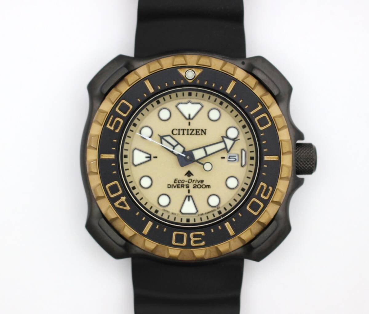 Watch CITIZEN BN0226 10P Promaster MARINE Diver GD Dial Men’s Solar Watch Workin