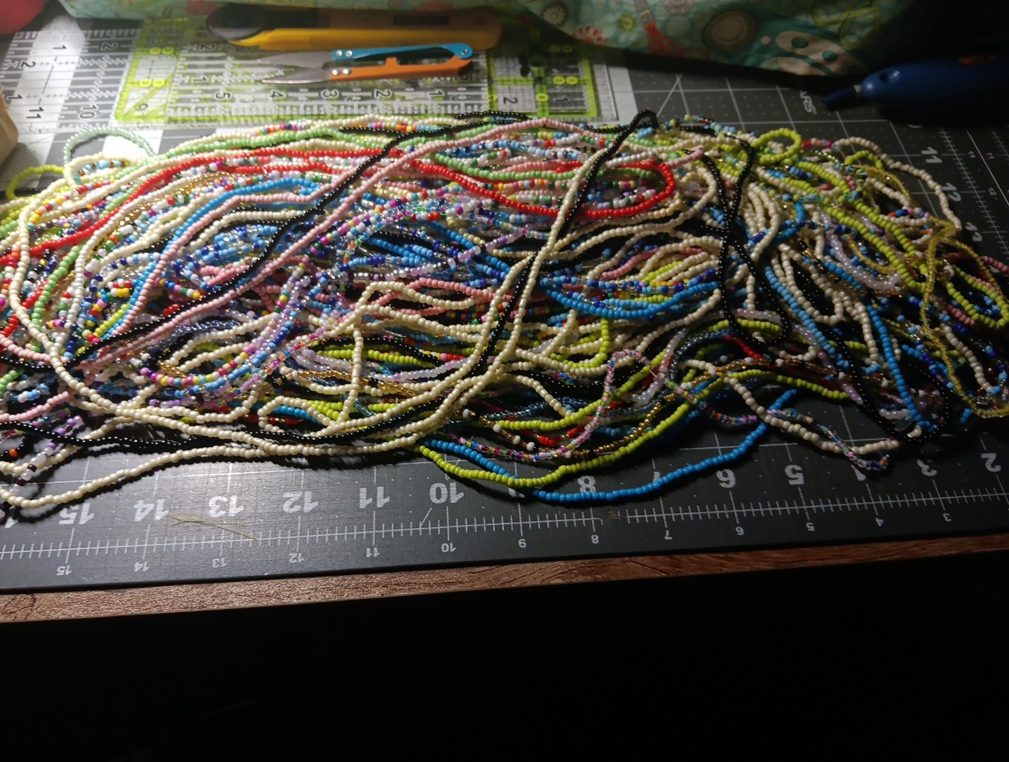 100 Beaded Necklaces, Italian Plastica