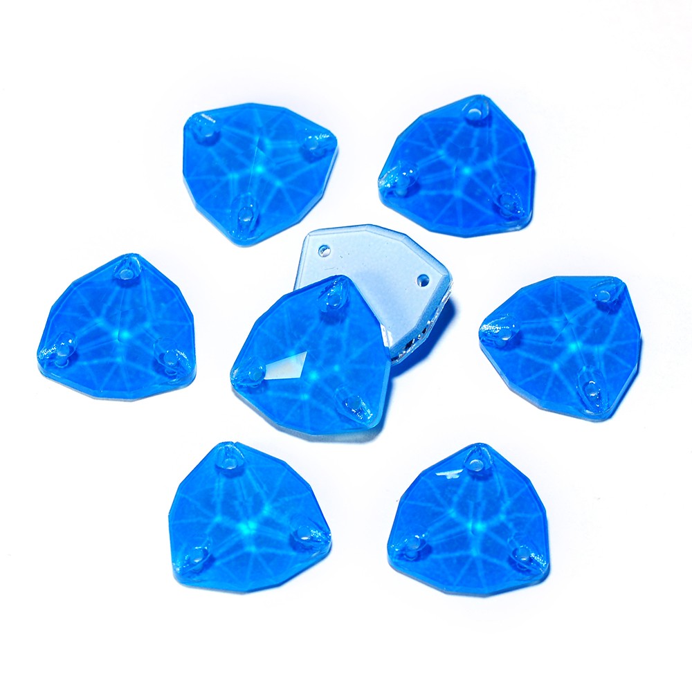 Trilliant Crystal Neon Sew On Rhinestones Fluorescence Mocha Sewing accessory