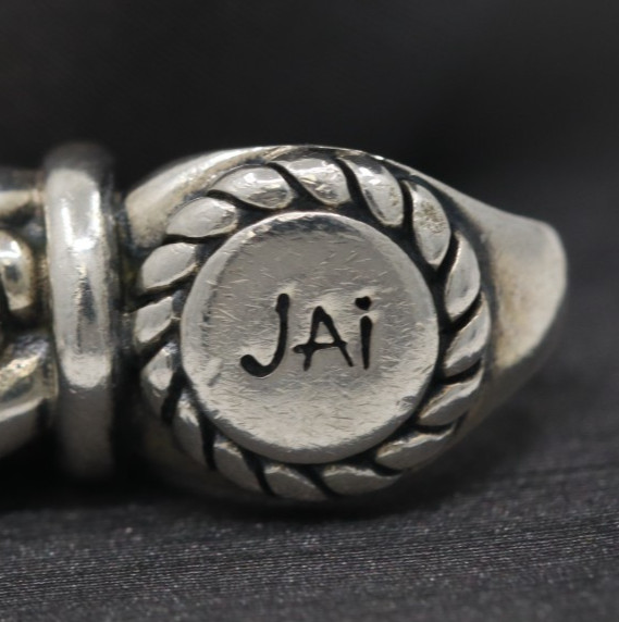Jai John Hardy Sterling Silver Box Chain Bracelet 8″ – 44.1 Grams