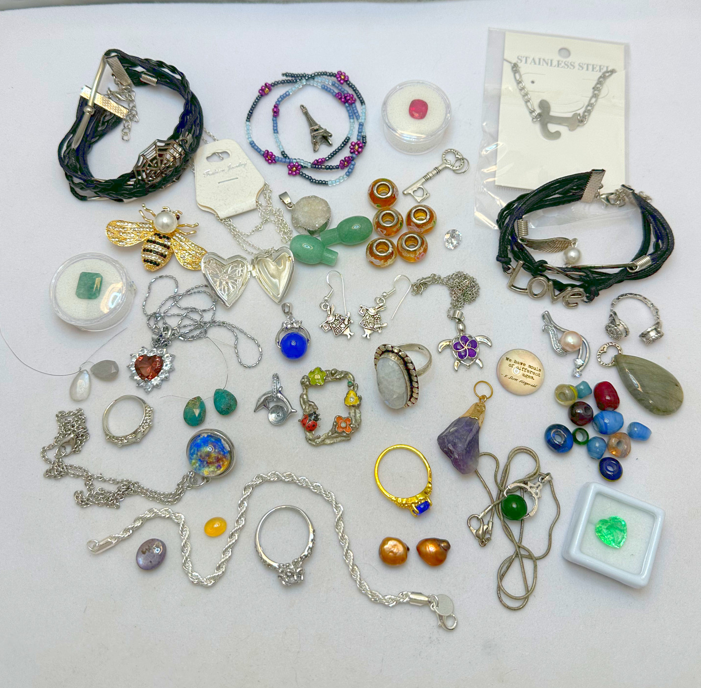 50+ Piece Jewelry Lot! “Evertything You See Here” *Re-Sale Value* LOT #3