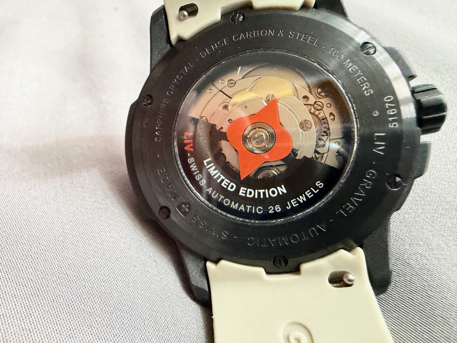 LIV Gravel – Cactus Grey Mens Automatic Watch – Complete Set MINT