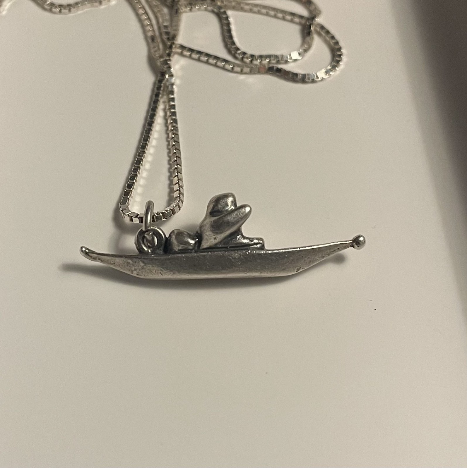 Greenlandic necklace in Sterling silver (not stamped), chain stamped 925 S