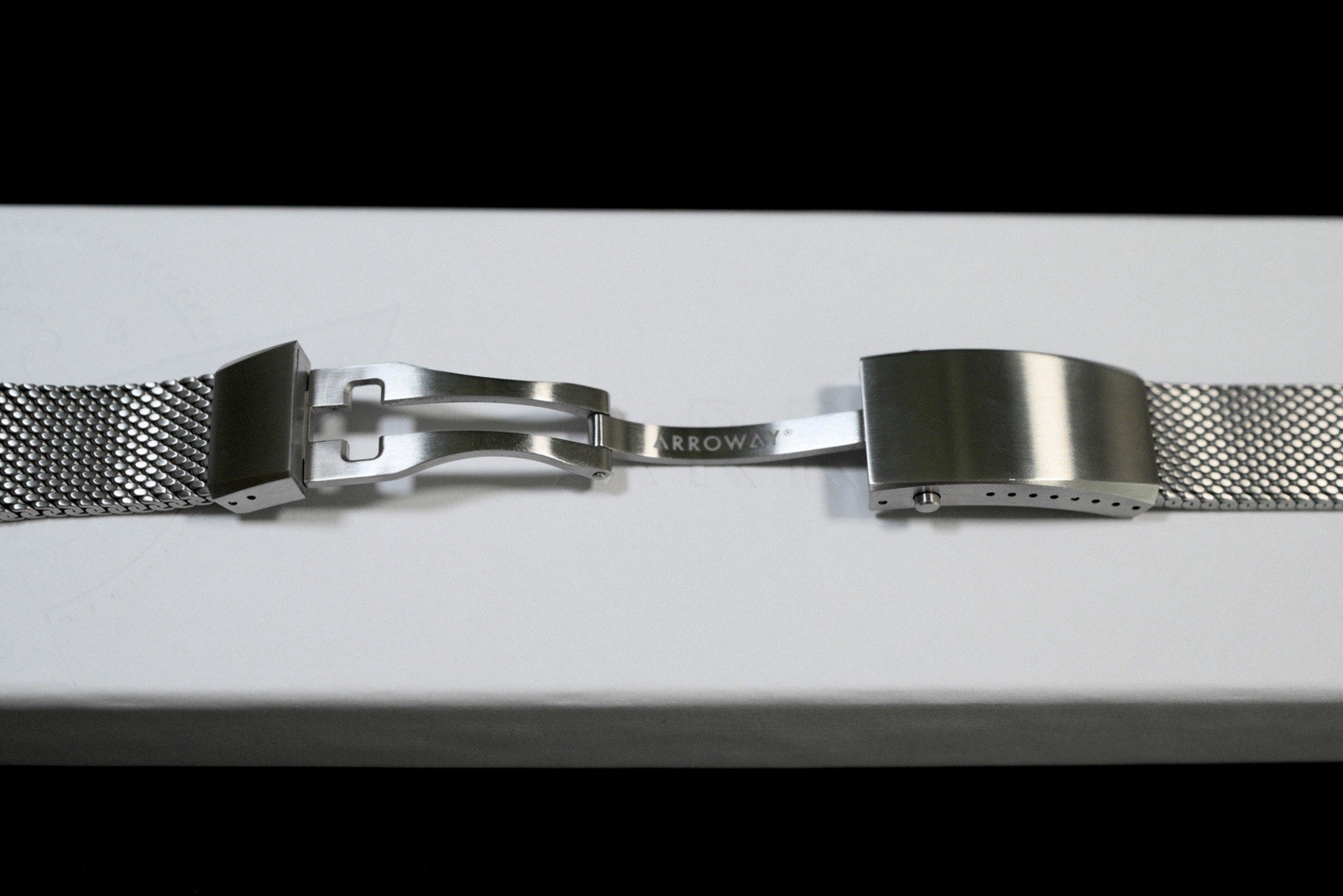 Arroway Mesh Bracelet – 21mm Long Watch Bracelet For Omega, Grand Seiko, Etc