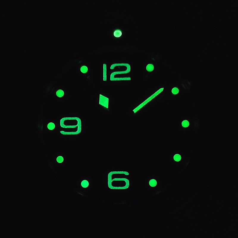 40mm Lume Black Dial Diver Watch, Automatic, Classic Luxury Style, Japan Miyota