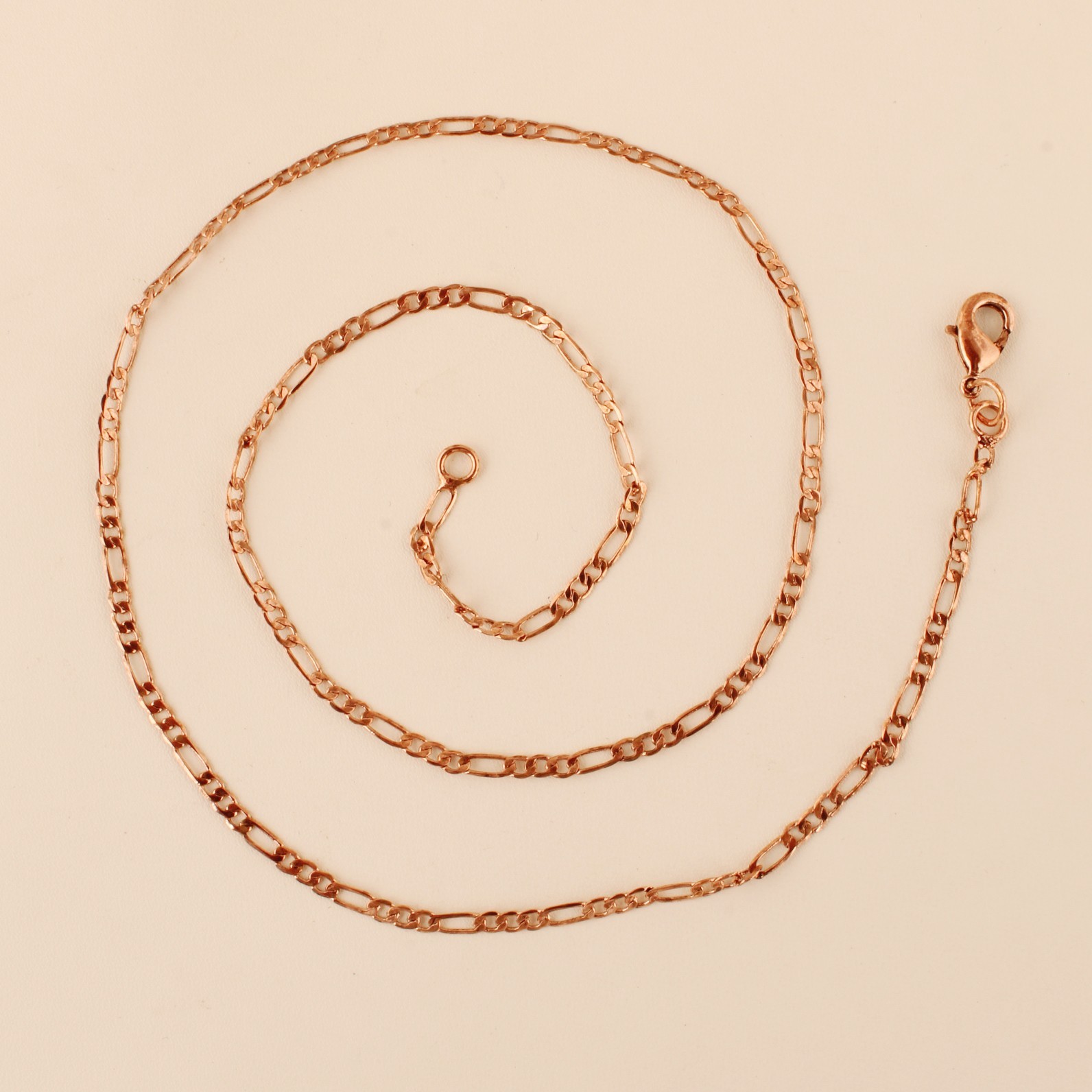 Pure Copper Chain Necklace for Women, Style Fashion Chain, Lightweight Jewelry