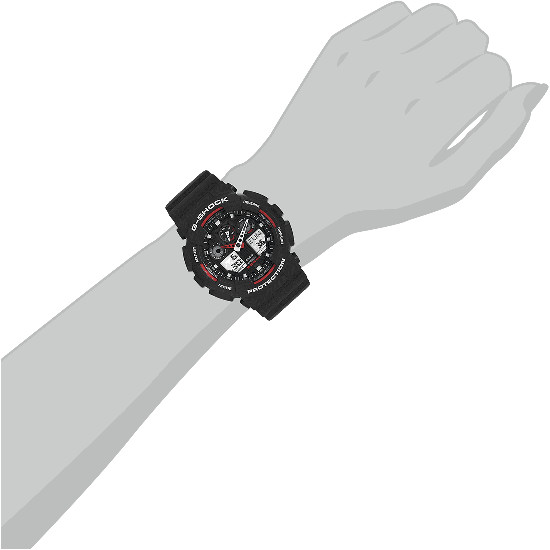 G-Shock Mens Boys Analogue-Digital Watch Black Yellow Army Green GA-2100 Series