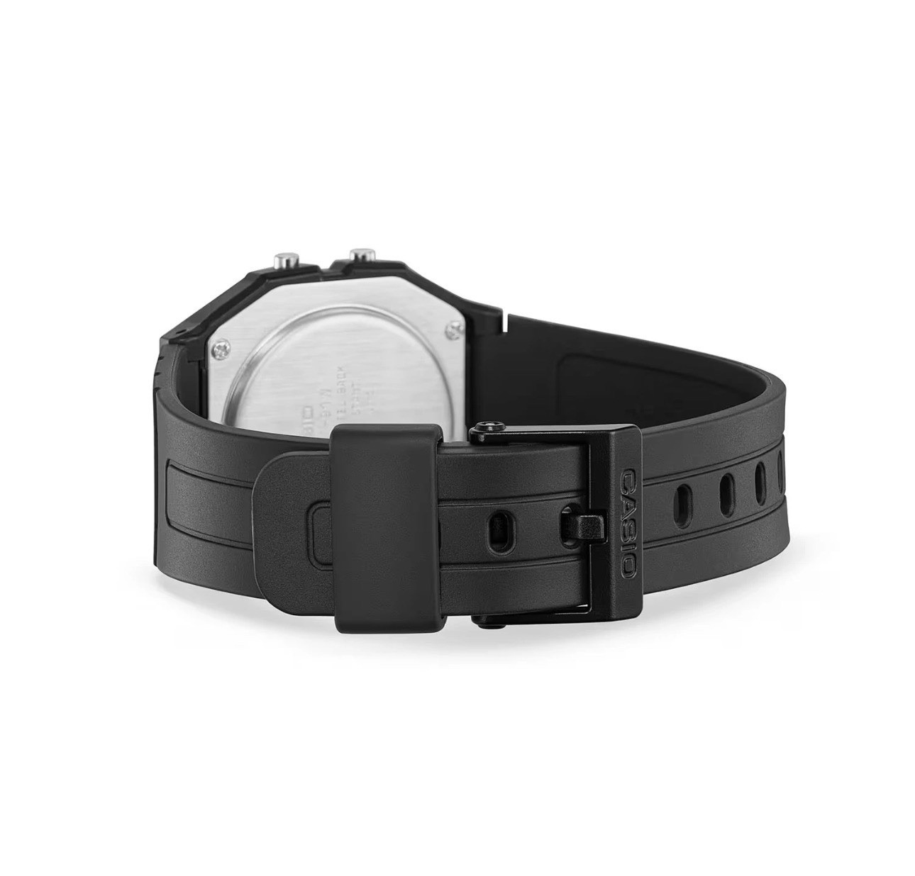 Casio F-91W Retro Digital Watch Black Resin Strap Alarm LED Light New In Box