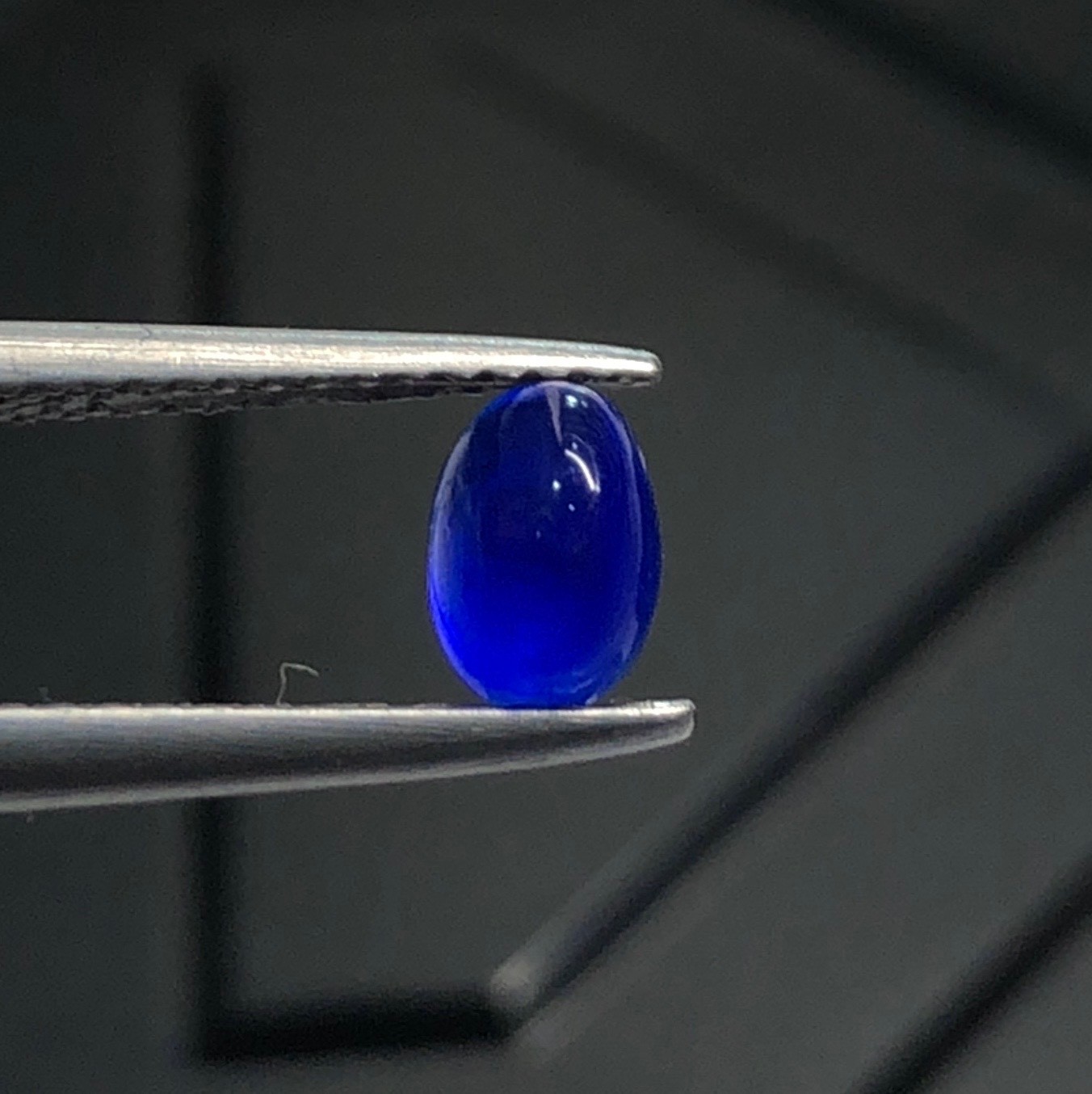 0.55 Crt Natural Rare Blue Hauyne Cabochon From Afghanistan (sodalite)